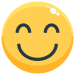 social react emoji with a smiley face